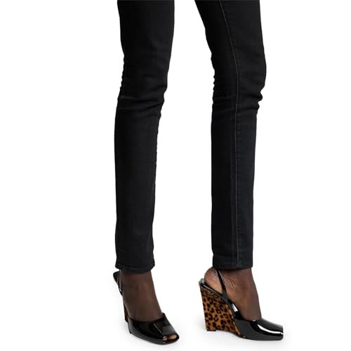 Womens Peep Toe Heels Open Toe Wedge Heels Stiletto Patent Leather Ankle Strap Buckle Sandalsfor Party, Wedding, Evening4