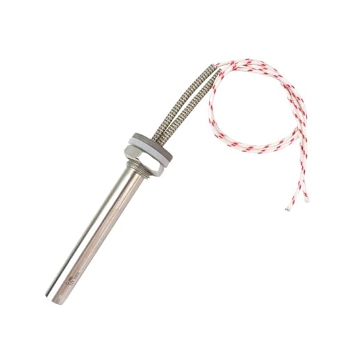 LOKLNEYK 12v Cartridge Heater 200w SUS304 Immersion Water Heater 12x280mm Ultra Long Heating Rod With Cold Zone