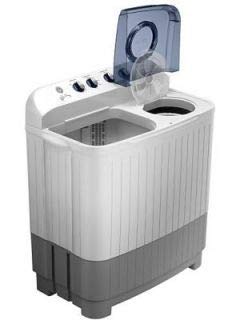 Image of Samsung 6.5 Kg Semi-Automatic Top Load Washing Machine Appliance (WT65R2000HL /TL, Light Grey, Double storm technology)