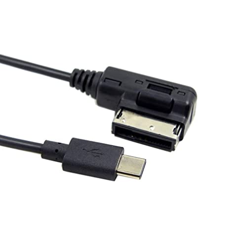 Image of Portable USB-C USB 3.1 Type-C Charger Cable AMI Cord Fit VW AUDI A3 A4 A5 Car Electronics Accessories