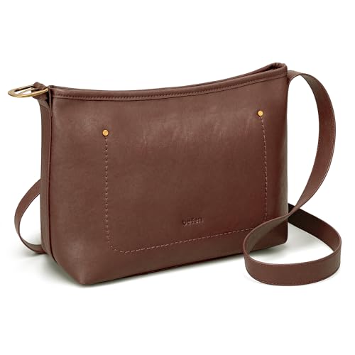 Image of befen Genuine Leather Purses for Women, RFID Medium Leather Crossbody Bags Shoulder Purse Handbags