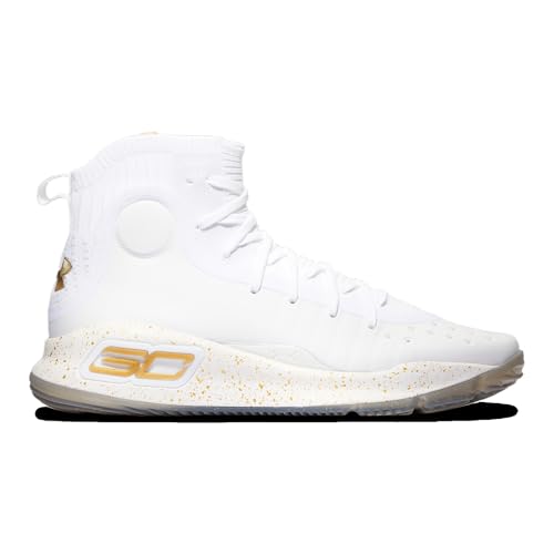 Under Armour Curry 4 Retro - Men's (White/Gold/White)