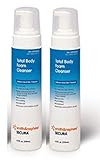 Secura Total Body Antimicrobial Foam Cleanser - 8.5 Ounce Bottle - Pack of 2