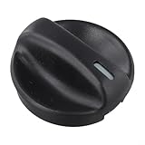 Car AC Temp or Fan Control Knob for For Accord 1994-1997, OEM Replacement 79581-SV1-A11, Black Plastic Interior Dashboard Control Knob, For Easy Install