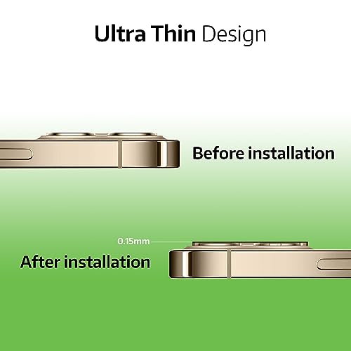 ZedGear Tempered Glass Camera Lens Protector For iPhone 13 Pro 6.1" & iPhone 13 Pro Max 6.7" Camera Lens Protection with Anti Scratch Ultra Clear 9H Hardness Glass For iPhone 13 Pro / 13 Pro Max 5 31
