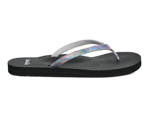 Sanuk Yoga Joy II Irisdescent | Flip Flops for Women | Yoga Sandals For Women | Women's Beach Sandals | Memory Foam Footbed2