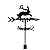 SUPERDANT Running Bunny Weather Vane for Roof Mount Rabbit Butterfly Metal Weathervane Animal Wind Direction Indicators Wind Vanes for Yard Outdoor Farm Barn Sheds Garden Patio Decoration