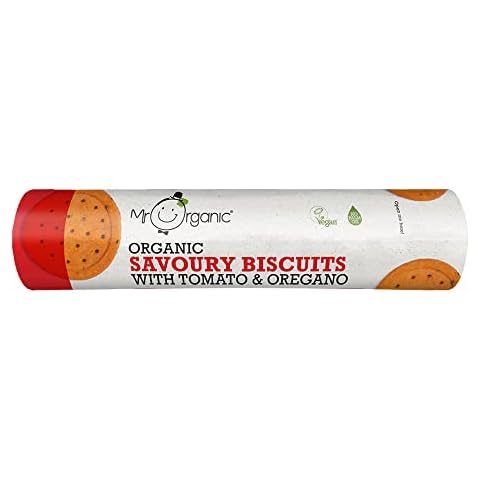 Mr Organic Savory Biscuits with Tomato & Oregano 250g Cover
