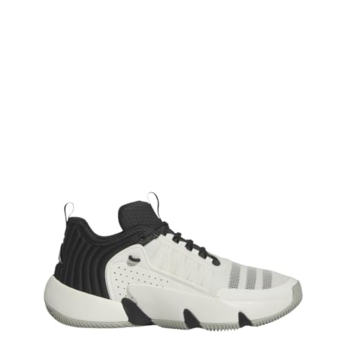adidas Unisex Trae Unlimited Sneaker, Core Black/White/Linen Green, 6 US Men2