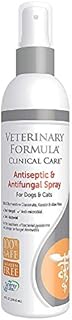 Veterinary Clinical Care Antiseptic and Antifungal Spray for Dogs and Cats – Medicated Topical Spray Treatment for Fungal and Bacterial Skin Infections in Dogs and Cats, Fast Acting, (8 oz Bottle)