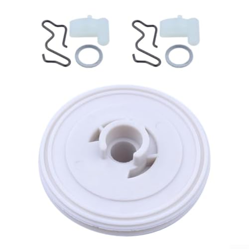 Hosrivae Kit de rondelle de ressort de rappel de lanceur de tronçonneuse - Matériau plastique -...