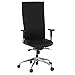 hjh OFFICE 710500 Profi Bürostuhl Office-TEC Stoff Schwarz Chefsessel ergonomisch, hohe Rückenlehne