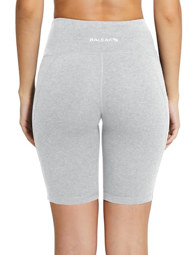 Image of baleaf Women's 8 inch / 5 inch / 3 inch Biker Shorts High Waist Yoga Workout Gym Running Volleyball Spandex Shorts with Pockets