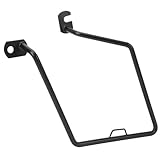 JKOKPMG Motorrad-Seitensatteltaschen-Stützträger, hochfester Metall-Seitengepäckträger für W400 W650 W800 Motorräder, langlebig, rostfrei, einfache Installation (Links)
