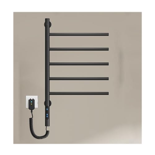 Chauffe-serviettes électrique mural pivotant pour éliminer l'humidité - 2