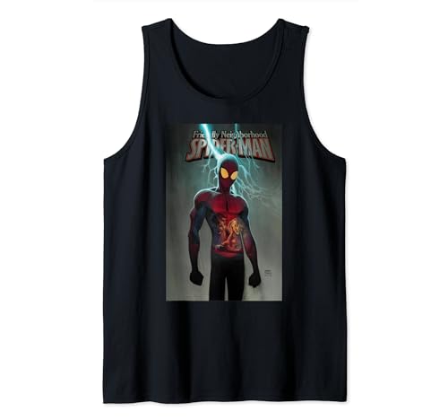 Débardeur Marvel Spider-Man pour homme fan de l'univers comics rétro