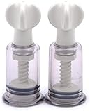 eeddoo® Nippelsauger - Nipple Sucker - Ø 3cm - Größe M (mittel) - Klitoris Sauger - 1 Paar (2 Stück) - Brustwarzen Vergrößerung - 4 Größen lieferbar (Suck Twist Paar extra starke Saugkraft Bondage)