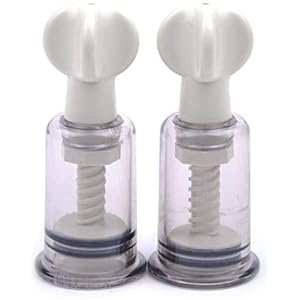 eeddoo® Nippelzuiger – Nipple Sucker – Ø 3cm – Maat M (medium) – Clitoris zuiger – 1 paar (2 stuks) – tepelvergroting – 4 maten beschikbaar (Suck Twist paar extra sterke zuigkracht bondage)