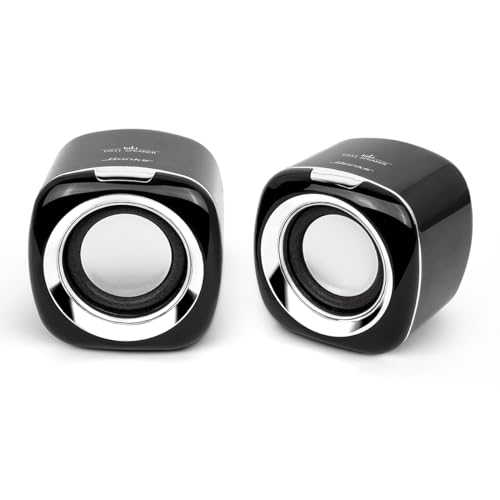Computer Speakers, 6W PC Powered Speakers USB Speaker Monitor Speakers for Desktop Computer/PC/Laptop Gaming Speaker