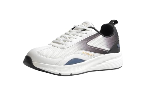 Image of Neeman's Light Trainers Sneakers for Men | Comfortable & Flexible Eva Mid Sole and Breatheble Mesh with Gradient Prints