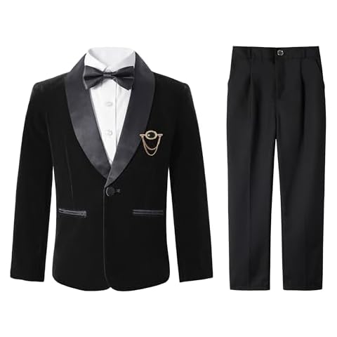 LOLANTA Boys Velvet Tuxedo Suit Set Cover