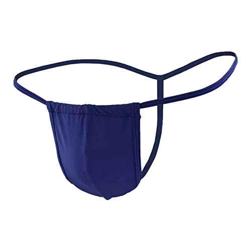 Image of MYZA Men's Microfiber Bulge Pouch G String Thong Underwear
