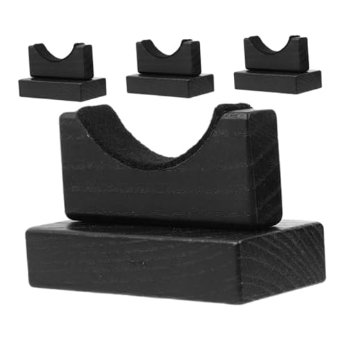 GALPADA Wooden Baseball Bat Holder 2 Pairs Bat Hangers for Wall Space-saving Organizer