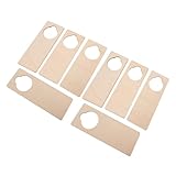 Letreros de madera: los letreros de madera tienen una mano de obra fina, buenos detalles de proceso, corte limpio, sin rebabas y no son fáciles de romper, letrero en blanco sin terminar