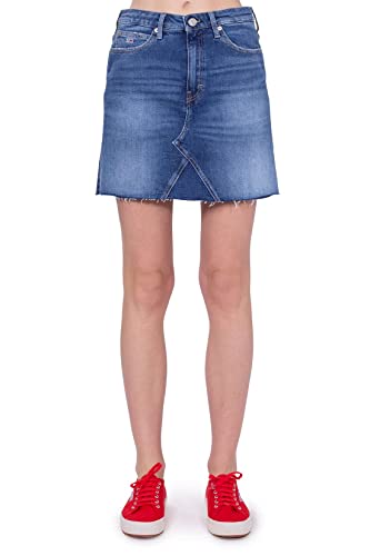 Gonna donna blu Tommy Jeans Dw0dw10103 vêtements décontractés