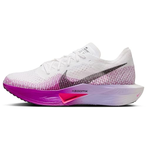 Nike Vaporfly 3 Women's Road Racing Shoes (DV4130-104, White/Vivid Purple/Purple) Size 9