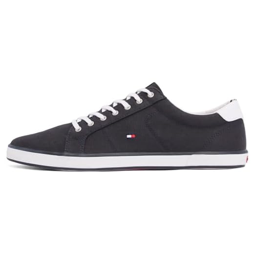 Tommy Hilfiger Hombre Vulcanized Sneaker Zapatillas, Azul (Midnight), 44 EU