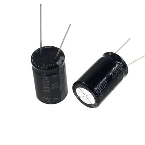 Condensateur électrolytique 3300uF 35V haute stabilité 16x25mm pour filtrage audio haut de gamme