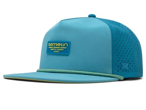 Image of melin Coronado Brick Hydro, Performance Snapback Hat, Water-Resistant Baseball Cap for Men & Women