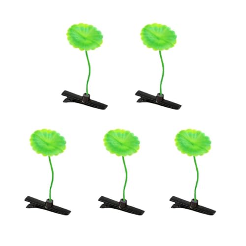 5pc Hair Clips Funny Grass Clips Hair Pin Bean Sprout Accessories Hairpins Styling Headwear Clamp O5T0 Mushro Antenna Grass Claw