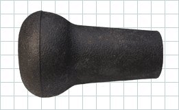 CL-866-KH Carr Lane Manufacturing Knob Handle, Cushion Grip, Cored Hole: Diameter 1-1/2