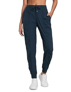 CRZ YOGA Damen Tapered Jogginghose Tinte Blau