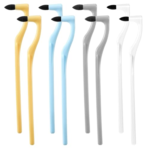 8PCS Tooth Stain Remover Dental Plaque Tartar Eraser Tool Kit, Teeth Cleaning Polisher with Dental...