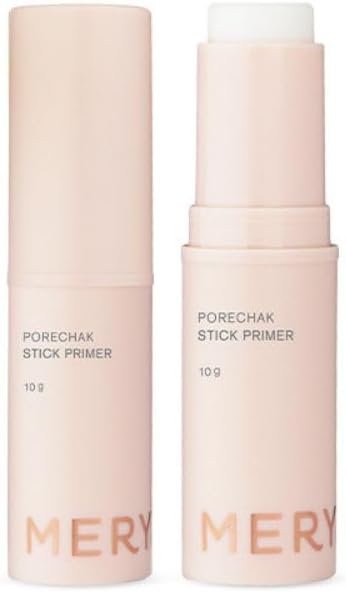 MERYTHODPORE-CHAK Stick Primer Erasing Mattifying Hard Primer Stick, Filttered Effect, Easy Stick Type, Uneven&Pore Cover 0.4oz