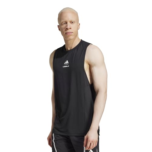 [アディダス] 半袖 Tシャツ LESMILLS タンクトップ メンズ KRL50 ブラック (JJ1435) Lのサムネイル
