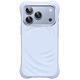 JETech Cover Magnetica Silicone per iPhone 18 Pro Max/17 Pro Max, Blu