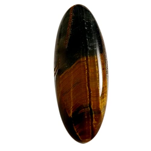 Oeil de tigre bleu véritable en cabochon ovale vrac 48,95 cts pour création bijou