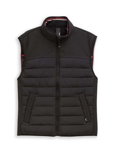 TOM TAILOR Herren 1048508 Weste, 29999 - Black, S EU – Ansicht 4
