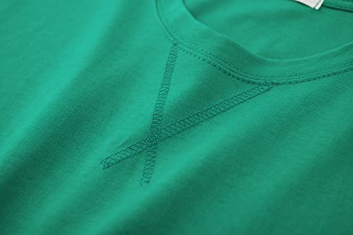 Image of KLIEGOU Men's 100% Cotton Longline T-Shirt, Pre-Shrunk Soft