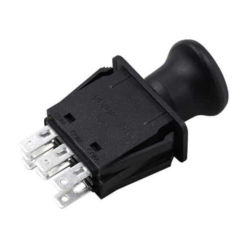 Quueparts 10 AMP Upgrade Blade Clutch PTO Switch 725-04174 925-04174A 6201-344 Compatible with Cub Cadet RZT42 RZT50 RZT54 MTD Delta Toro Compatible with Troy-Bilt Big Red Horse Mustang Colt RZT