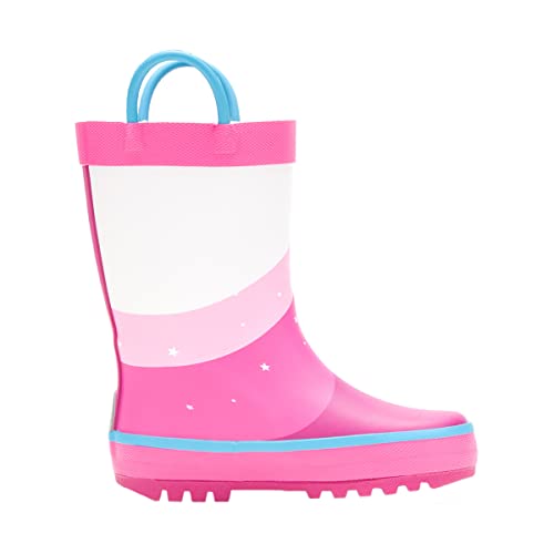 Kamik Youth Unicorn Rain Boots, Magenta, 3 Little Kid3