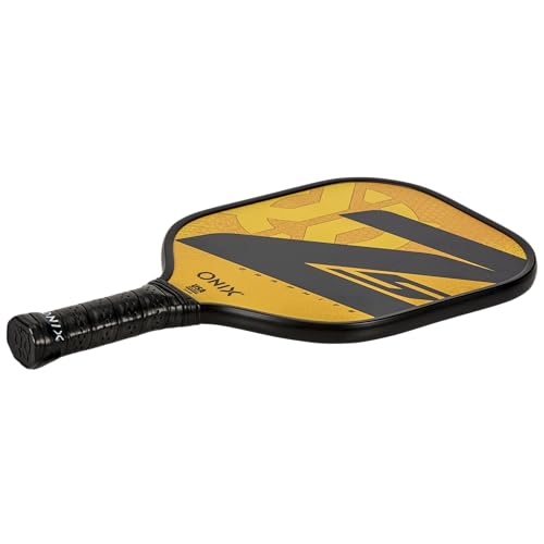 Image of Onix Graphite MOD Z5 Carbon Fiber Pickleball Paddle with Wide-Body Shape. Honeycomb Core, Graphite Face & Cushion Comfort Pickleball Paddle Grip