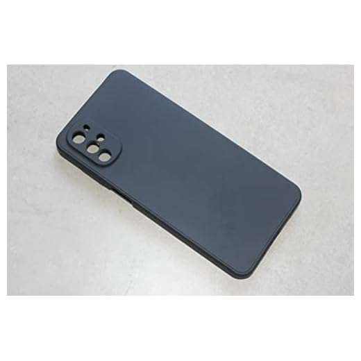 Capa Protetora em Silicone Premium para Novo Motorola Moto G22 - Preto