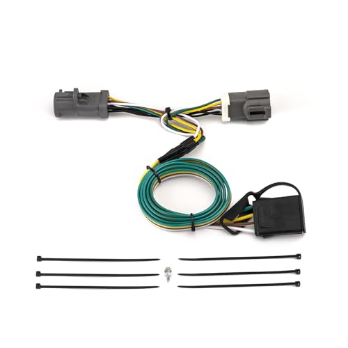 Image of Wsays 4-Pin Trailer Wiring Harness Fit for Ford F150 /250 1987-1997