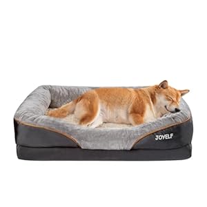 JOYELF Memory Foam Dog Bed, Orthopaedic Dog Bed & Sofa with Removable Washable Cover, 4 Sizes