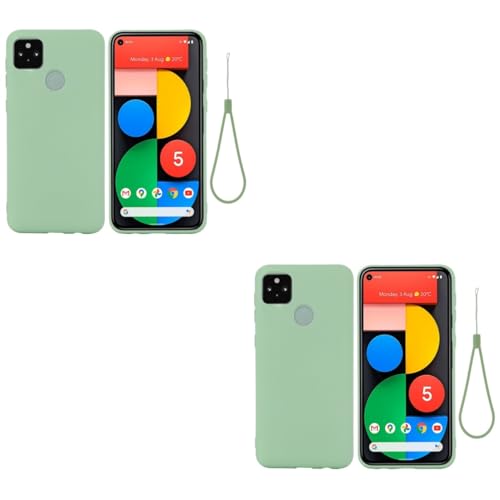 Coque silicone liquide OSALADI lavable et imperméable avec sangle élégante lot de 2
